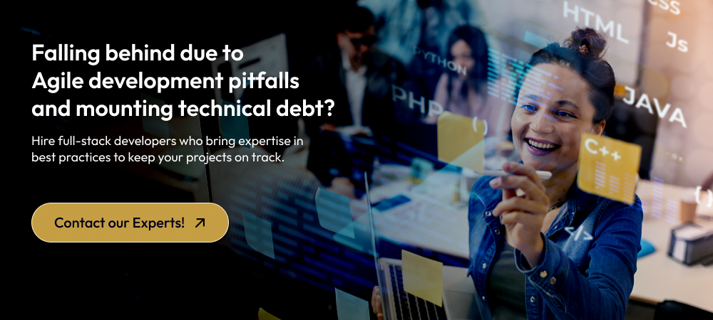 Agile development pitfalls and mounting technical debt