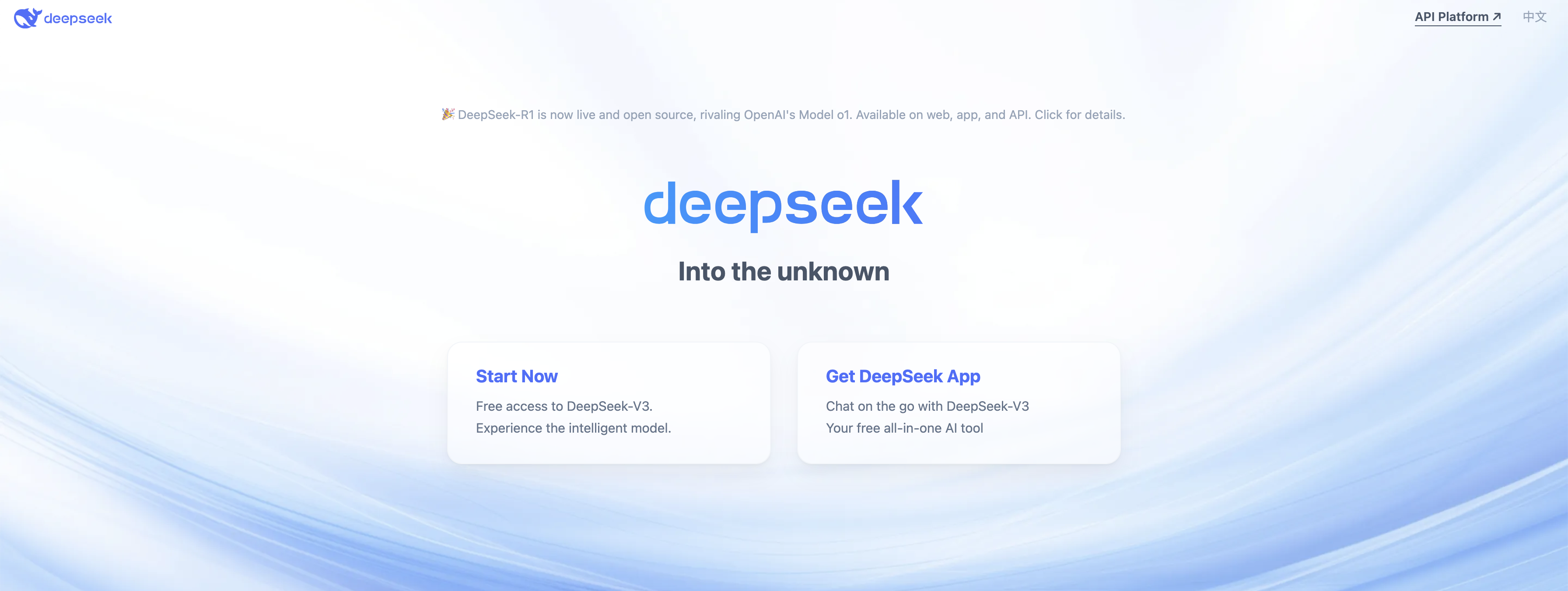 DeepSeek-R1 is now live